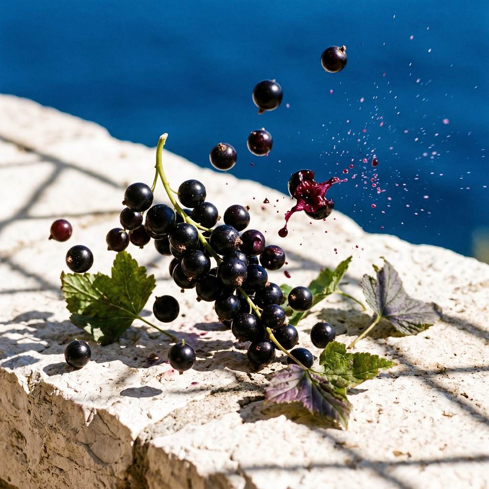 Cassis — black currant and wild rose ingredients