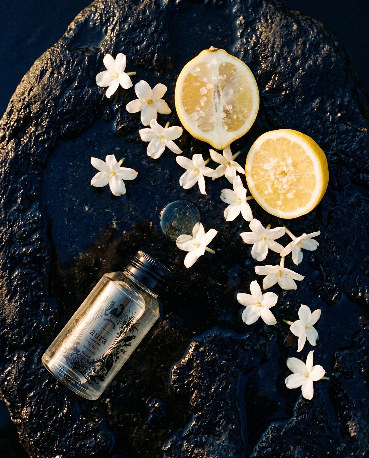 Sicilia diffuser oil — Palermo terrace editorial scene