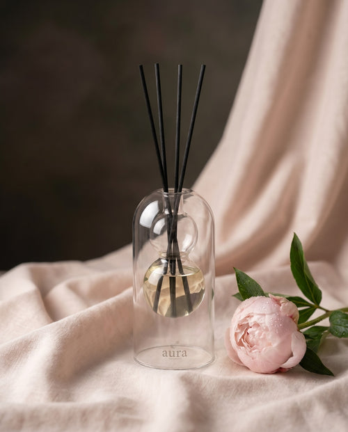 Bella reed diffuser — Lake Maggiore editorial scene