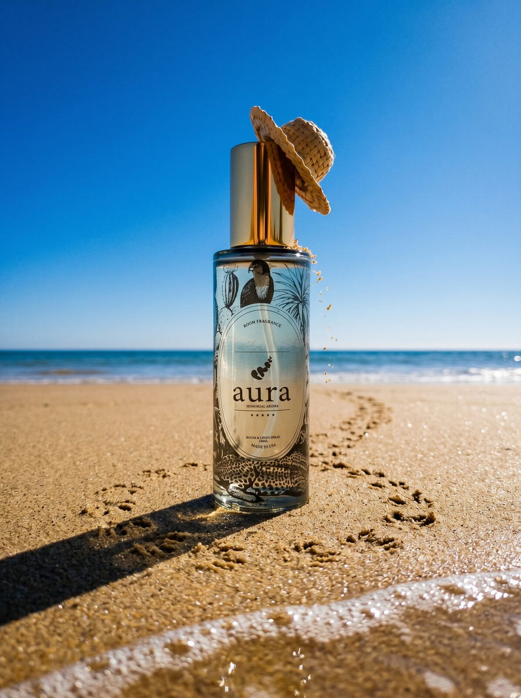 Marseille room spray — Vieux-Port editorial scene