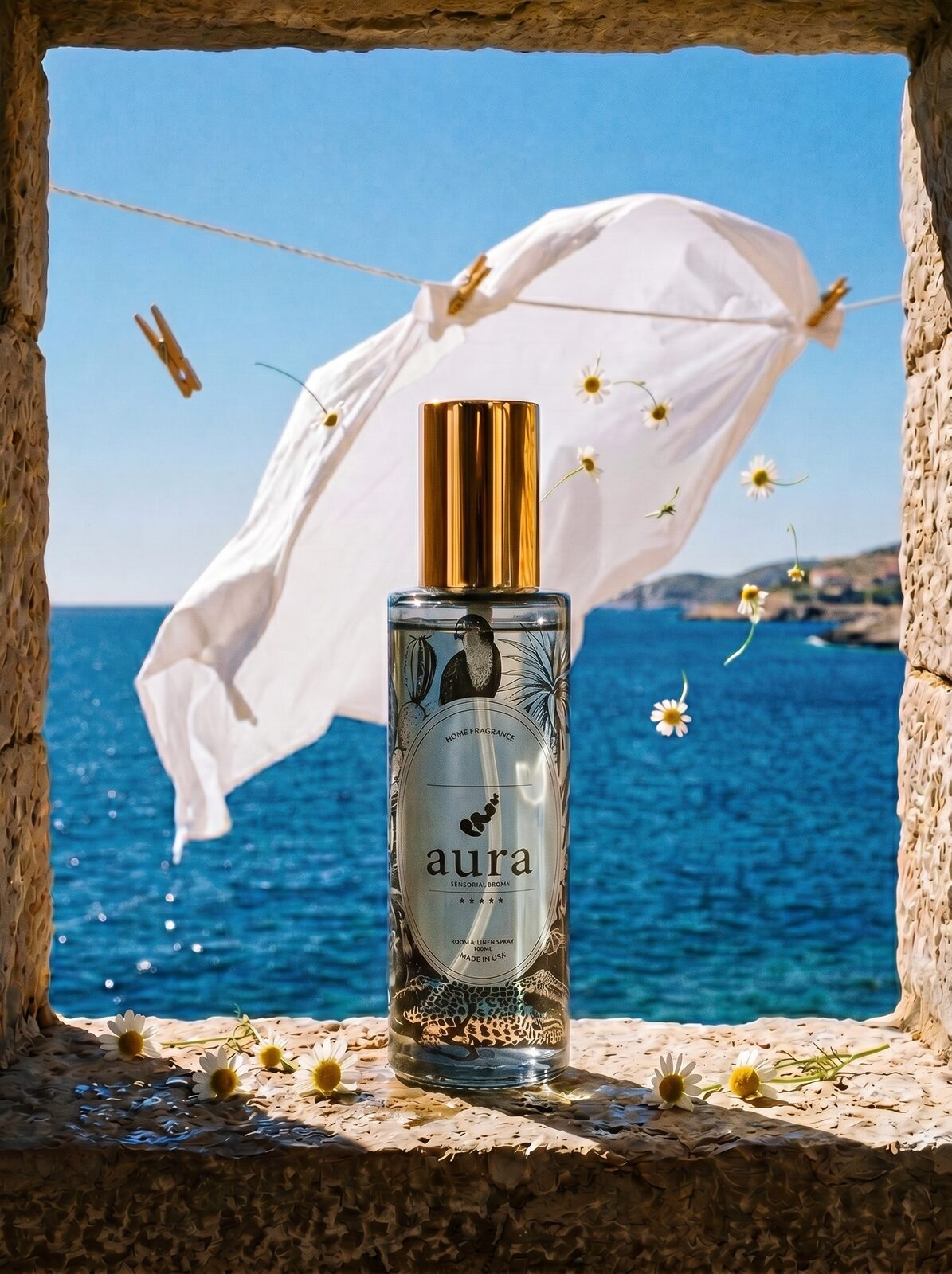 Bella room spray — warm meditative still life