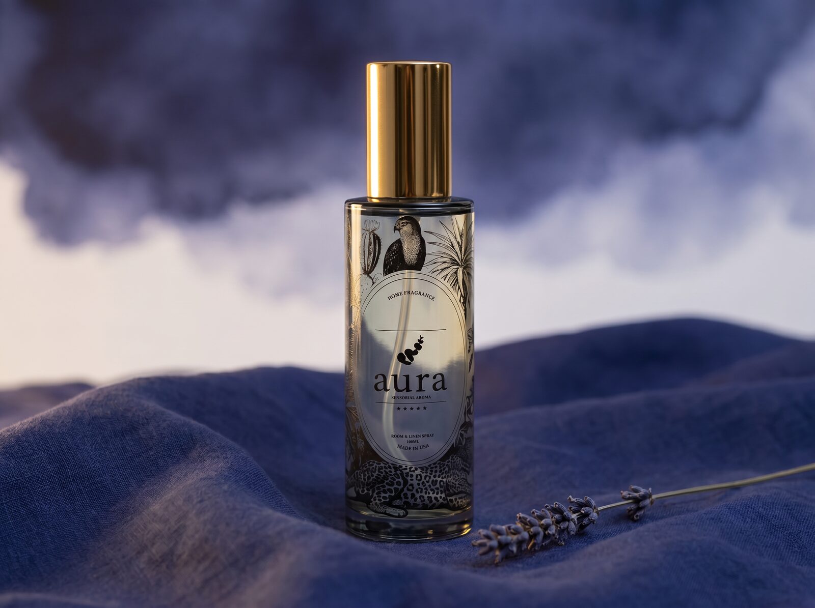 Sleep Better room spray — cocooning still life
