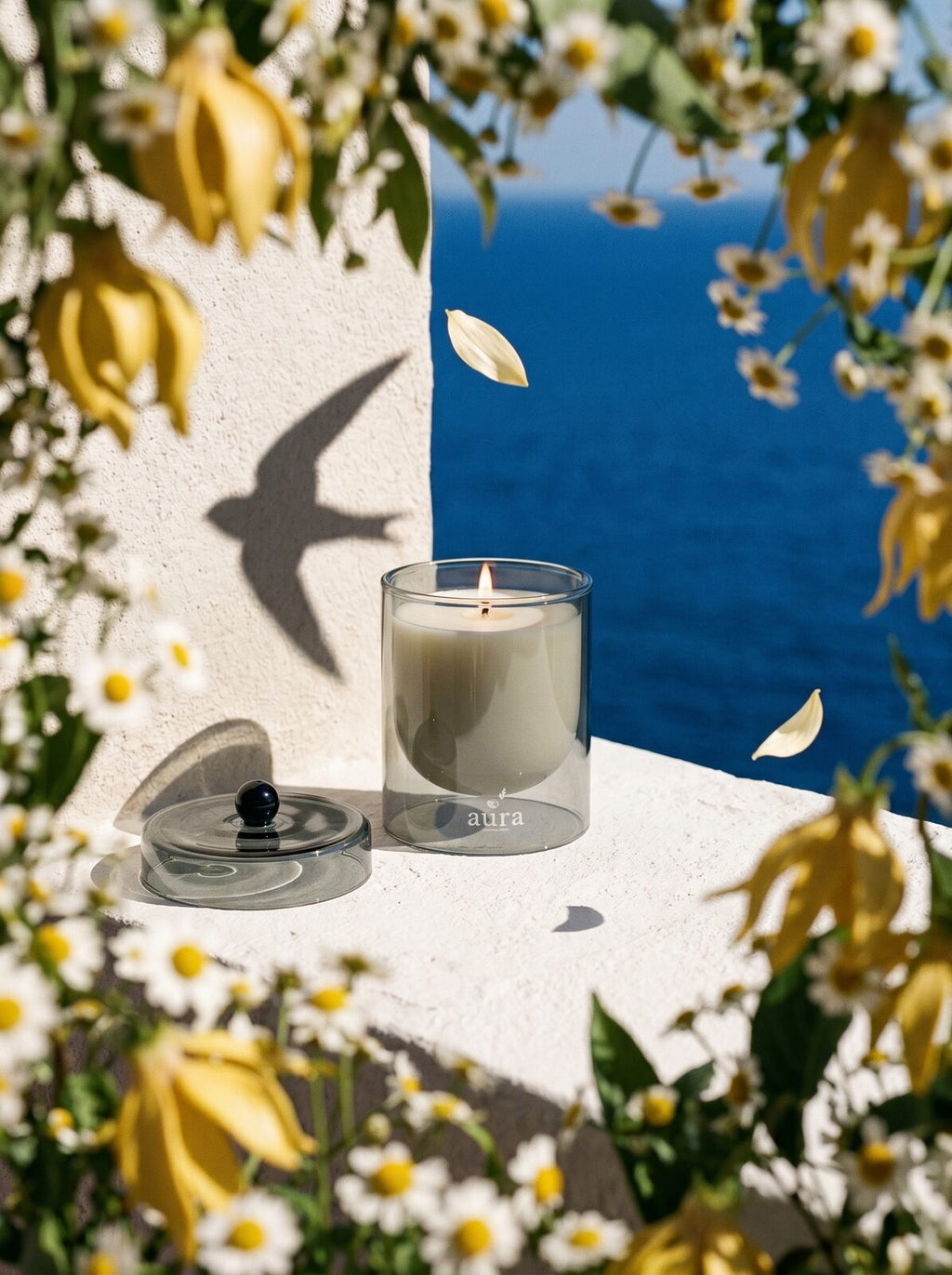 Bella candle — Lake Maggiore editorial scene