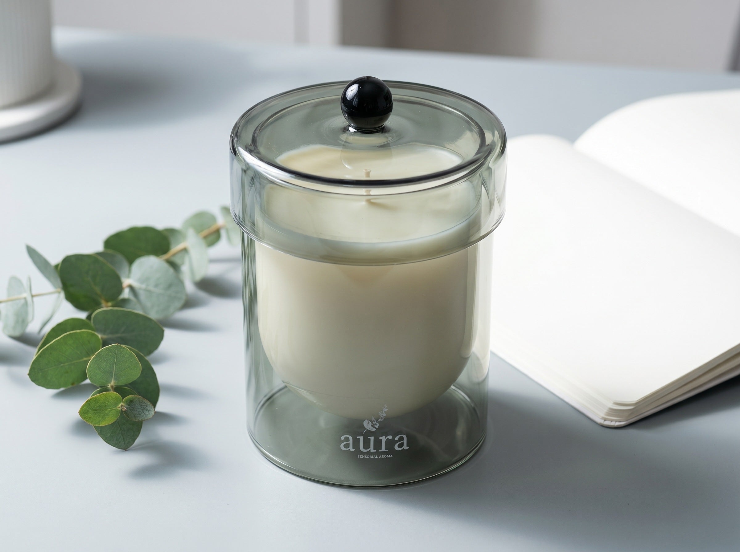 Think Better candle — focused still life