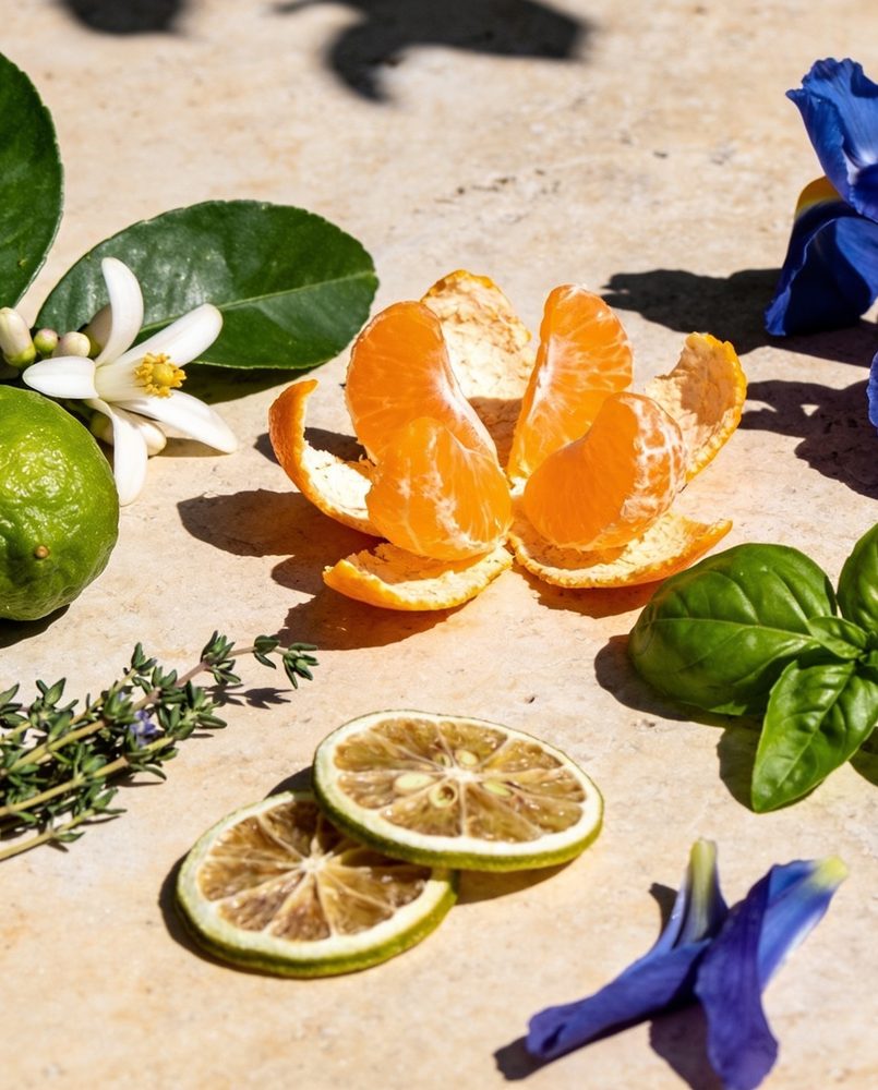 Ponza — kaffir lime, basil and mandarin ingredients