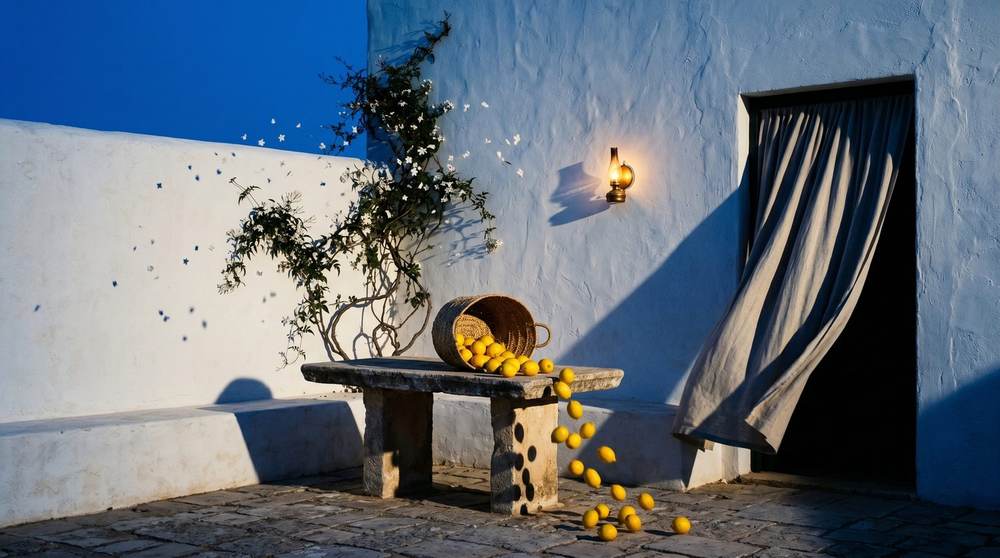 Sicilia — citrus groves and volcanic Mediterranean coast