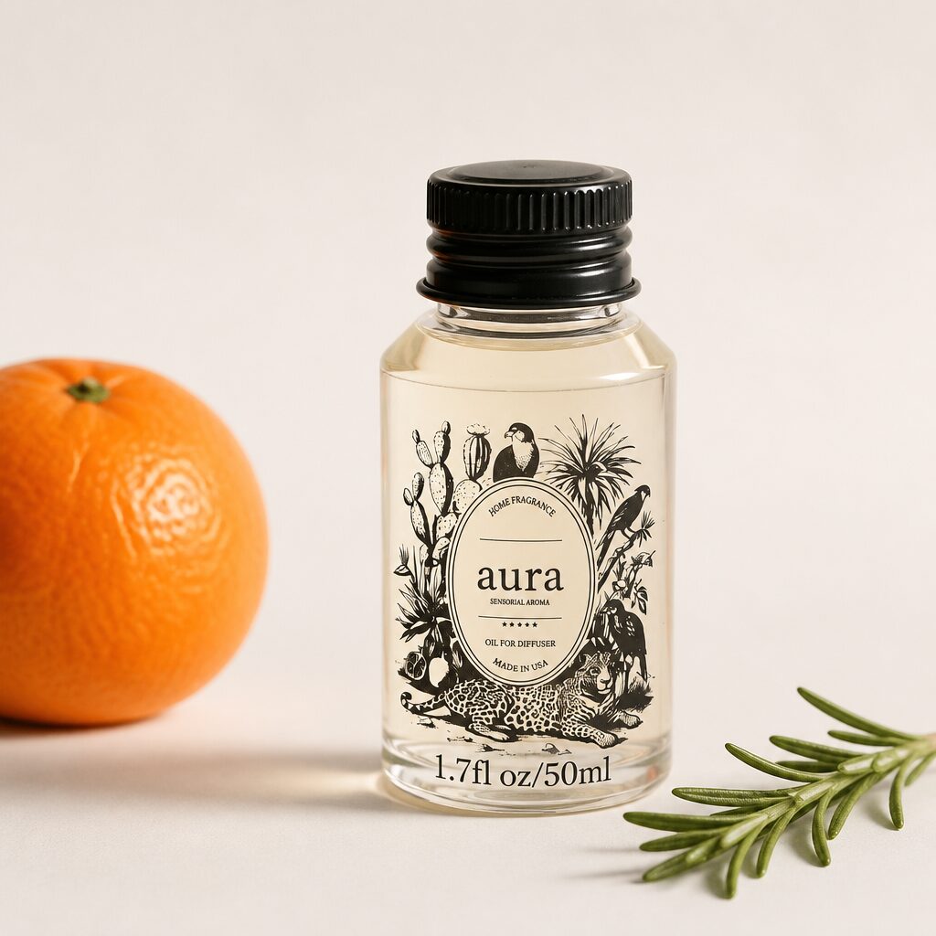 Marseille electric diffuser oil — recyclable PET bottle