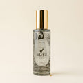 Saint Tropez room & linen spray — smoked-grey glass, gold mist sprayer