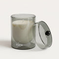 Unwind Better scented candle — smoked sage glass vessel